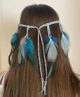 Tour de tête Eole turquoise
