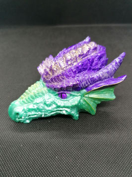 Dragon vert et violet