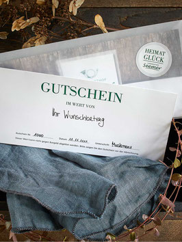 Wertgutschein über 50€ mit 1 Glas Fruchtaufstrich