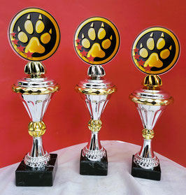 "Ein Hingucker" 3er Serie Acryl Hundesport Turnier Bicolor