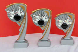 3D Emblem Bowling 3er Serie Pokale