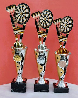 3er Serie Dart in Bicolor inklusive Gravur