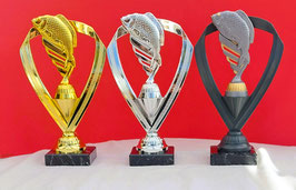 3 Serie Angeln im goldenen Bogen