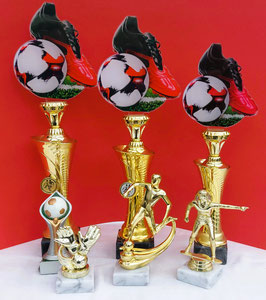 Spar Preis 7er Set Sportpokale Fußball  inklusive Gravur Einzelstück