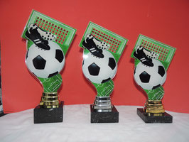 Fußball Acryl Pokale inklusive Gravur