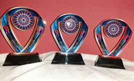 3er Serie Dart Acryl Pokale ACRC001