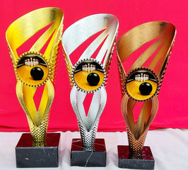 Kegeln 3er Serie Gold Silber Bronze