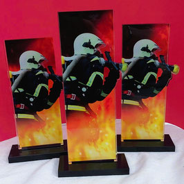 3er Serie Acryl Pokale Feuerwehr Pokal APLA FD12