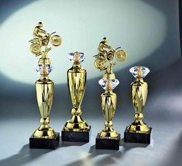 4er Serie Sockel Ständer "Acryl" gold für Schraubfiguren