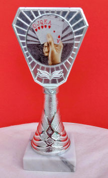 Figur Kartenspiel mit Gravur