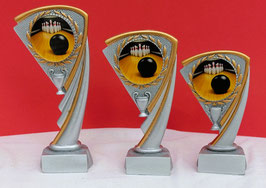 Emblem Kegeln 3er Serie Pokale