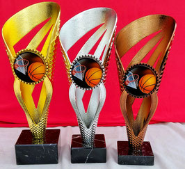 Basketball 3er Serie Gold Silber Bronze