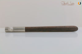 Flaschenöffner OpenX, Wenge, schräges Ende, Edelstahl