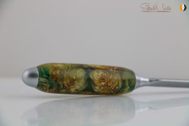 Brieföffner Roundhead, echter Hopfen, Satin Chrom