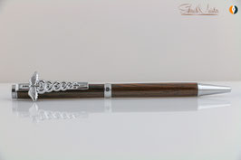 »Finley« Arzt Stift, Drehkugelschreiber, Wenge, Chrom