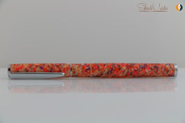 »Libby« Mystical Glow Granit Red, fluoreszierend