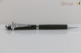 »Finley« Arzt Stift, Drehkugelschreiber, Ebenholz, natur, Chrom