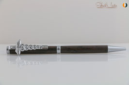 »Finley« Arzt Stift, Drehkugelschreiber, Wenge, naturbelassen, Chrom