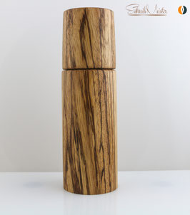 Mühle klein, Zebrano, gerade Form