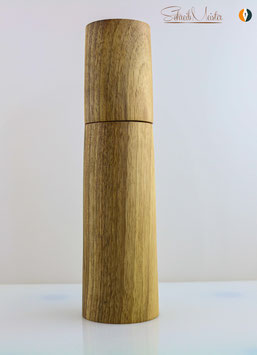 Mühle klein, Nussbaum, dunkle Zeichnungen