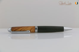 »Scribi Twist« Olive XG und Ebenholz, Chrom