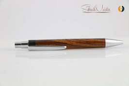 »Libby« Klick-Kugelschreiber, Wüsteneisenholz mit Ebenholz, naturbelassen