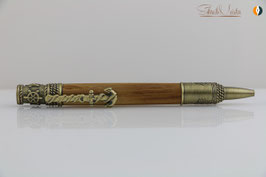 »Stift Ahoi!«, Teak, naturbelassen, Antik Messing