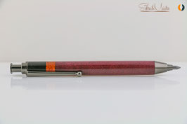 »Matita« Purple Heart, mit Ebenholz + Padouk Einlage, Gun Metal