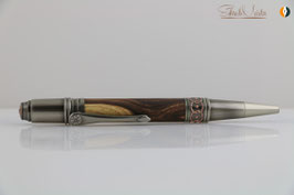 »Celtic Fairy« Dreh-Kugelschreiber, wilde Pflaume, Kupfer, polierter Stahl