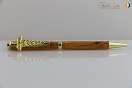 »Finley« Arzt Stift, Eibe, natur, Gold