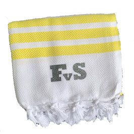 *monogram towel deluxe* yellow