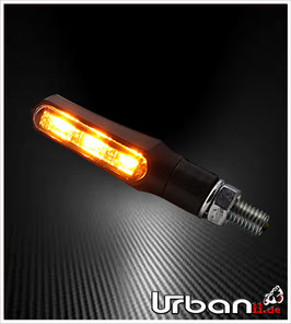 LED Mini Blinker schwarz getönt