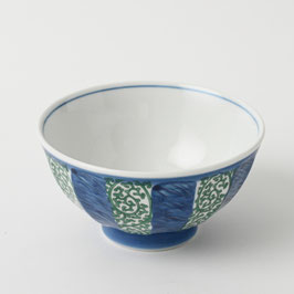 ☆ Rice bowl "Tako Karakusa" green