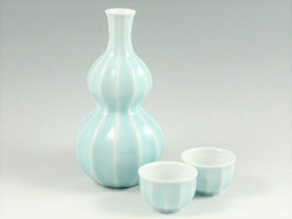 Arita Sake Set - Seihakuji Mentori