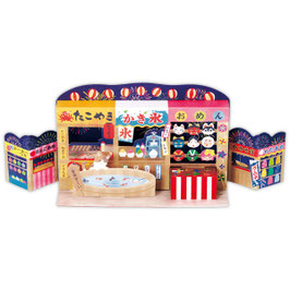 ☆3D Karte "omatsuri yatai" (summer festival foodstand)