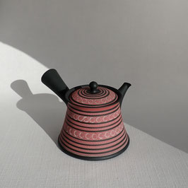 ☆Teapot - Teruyuki "Fujigata Inka Pink Kyusu"