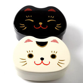 ☆ Bento Box "Lucky Cat Face" / 1-Tier, 500ml