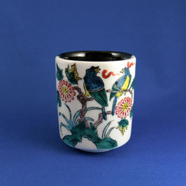 Yunomi Teacup "Ko-Kutani, Kachoō"