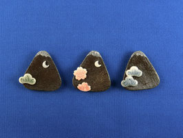 ☆ Chopstick rest "Mt.Fuji in Moonlit night" (set of 3)