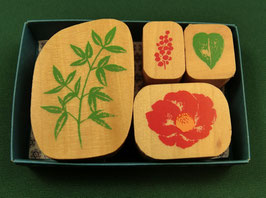 ☆ stamp set "Camellia" - "Kamelie"