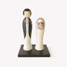 ☆ Usaburo Kokeshi "Wedding"