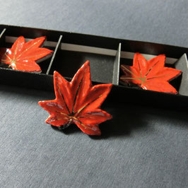 ☆ Chopstick rest "Momiji" Ahornblättern (set of 5)