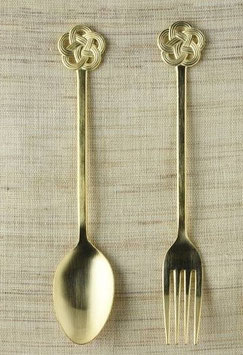 ☆ "mizuhiki" Dessert Spoon & Fork pair set