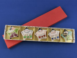 ☆ Chopstick rest "hakkeyoi" (set of 5)