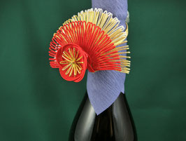 ☆ MIZUHIKI Bottle Ribbon -red, Plum flower