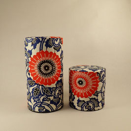 Tea caddy "hana karakusa" floral Arabesque S/L
