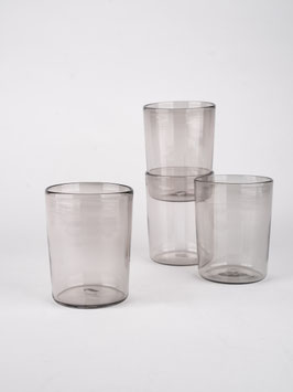 Wassergläser Set in Rauchgrau