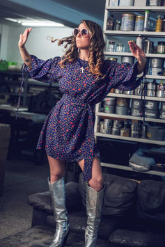 MINI DRESS 'SOLARA' LEO
