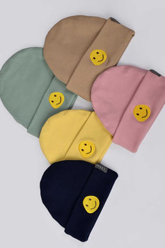 BEANIE 'MIO' SMILEY YELLOW