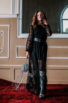 MAXI DRESS 'CHARLOTTE' BLACK
